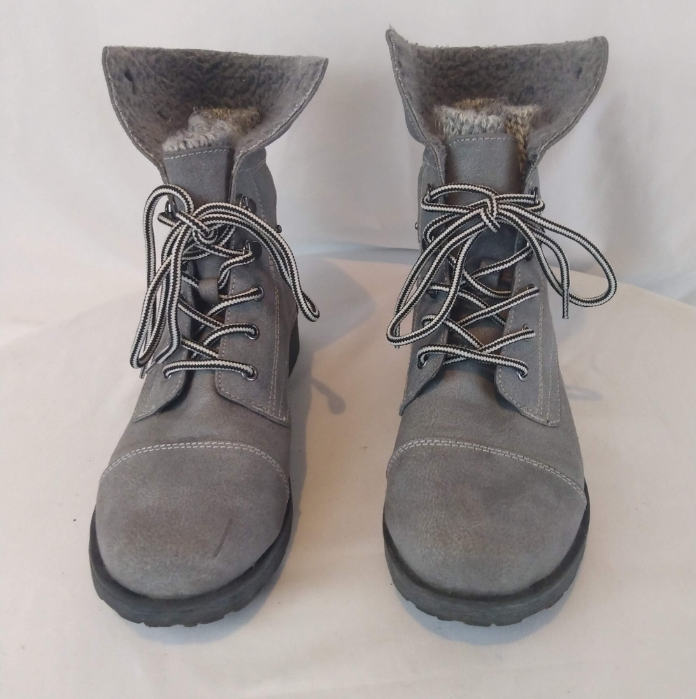 White Mountain Gray Sweater Boot - image 8